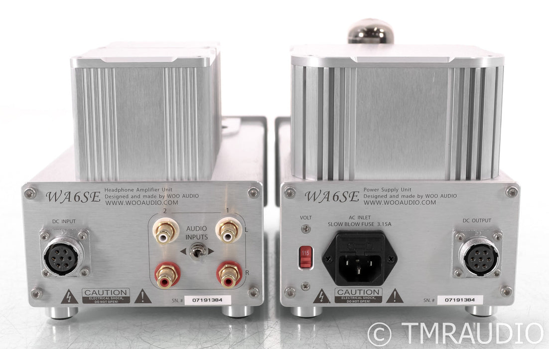 Woo Audio WA6SE Gen 2 Tube Headphone Amplifier; WA-6 Special Edition; Silver