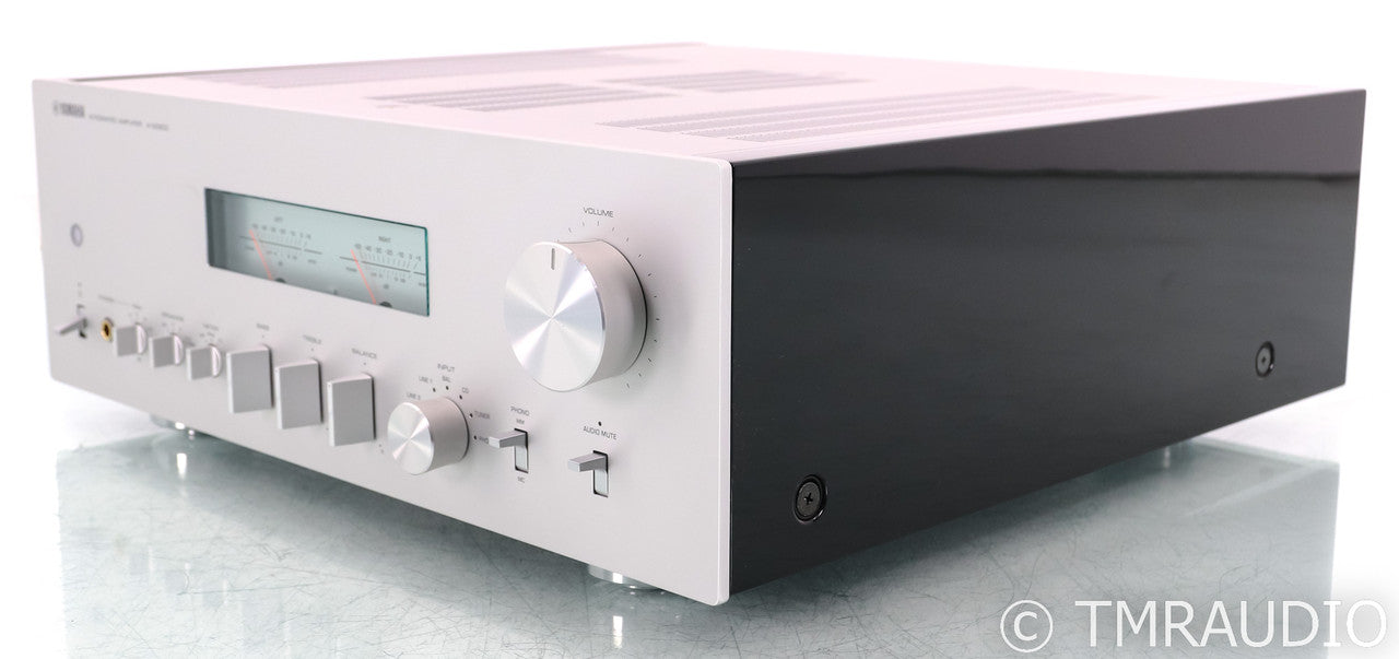 Yamaha A-S2200 Stereo Power Amplifier; Remote; MM / MC Phono; Silver; AS2200