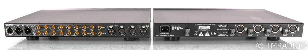 Bryston BP26 DA Stereo Preamplifier; BP-26DA; MPS-2 Power Supply; 17"