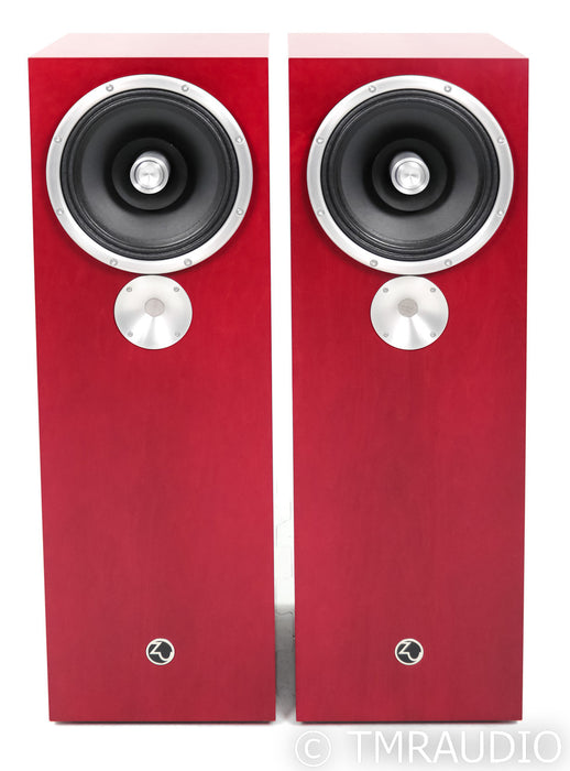 Zu Audio Omen Dirty Weekend Floorstanding Speakers; Sangria Maple Pair