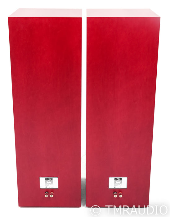 Zu Audio Omen Dirty Weekend Floorstanding Speakers; Sangria Maple Pair