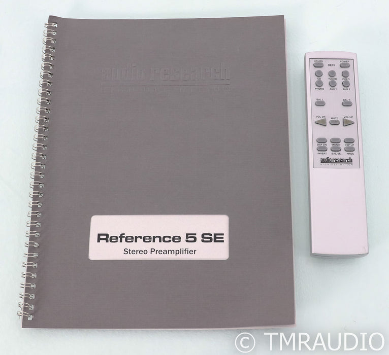 Audio Research Reference 5SE Stereo Tube Preamplifier; 5-SE; Remote