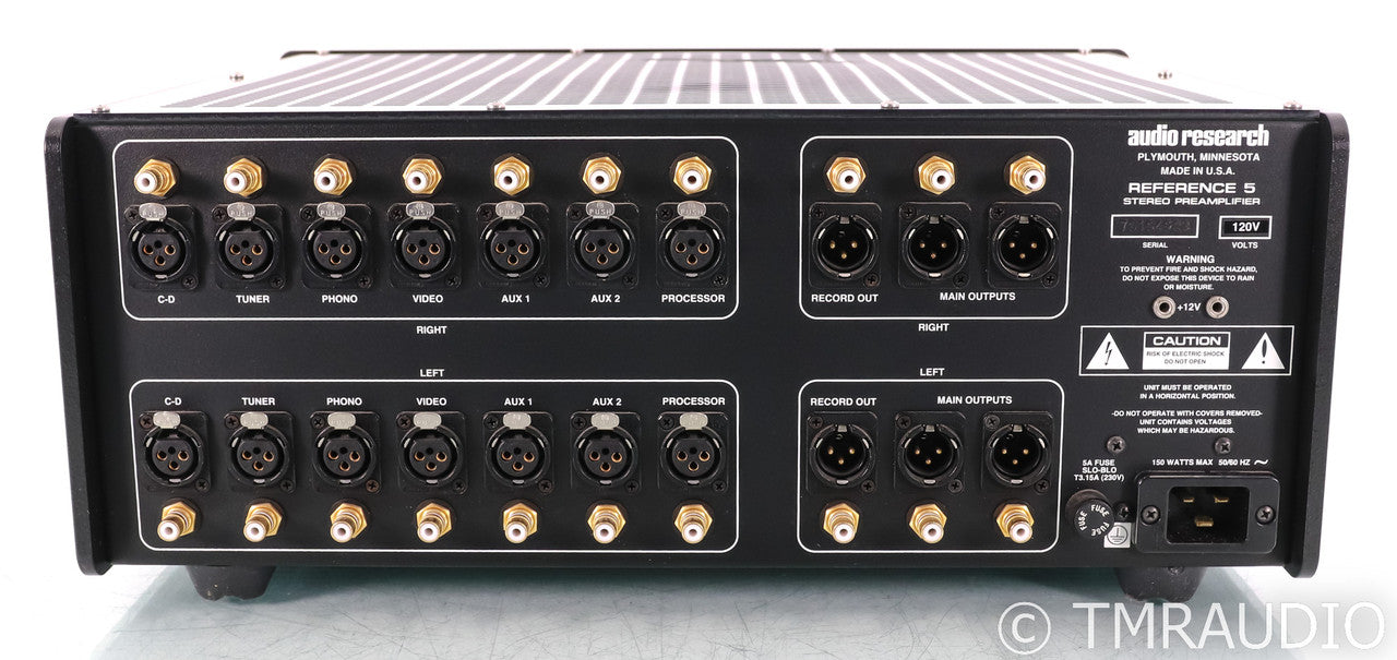 Audio Research Reference 5SE Stereo Tube Preamplifier; 5-SE; Remote