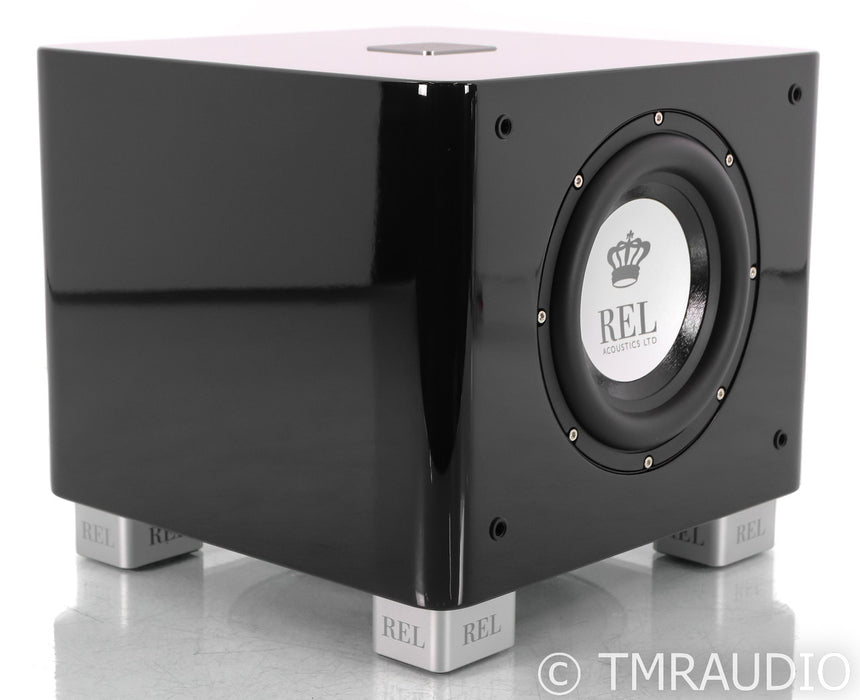 REL T7x 8" Powered Subwoofer; T-7x; Piano Black