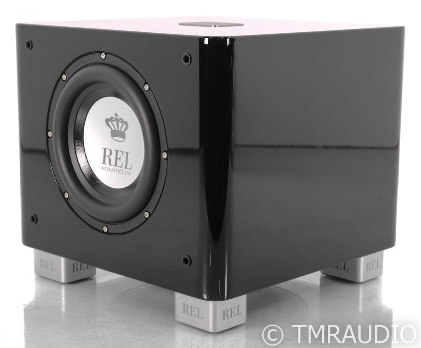 REL T7x 8" Powered Subwoofer; T-7x; Piano Black
