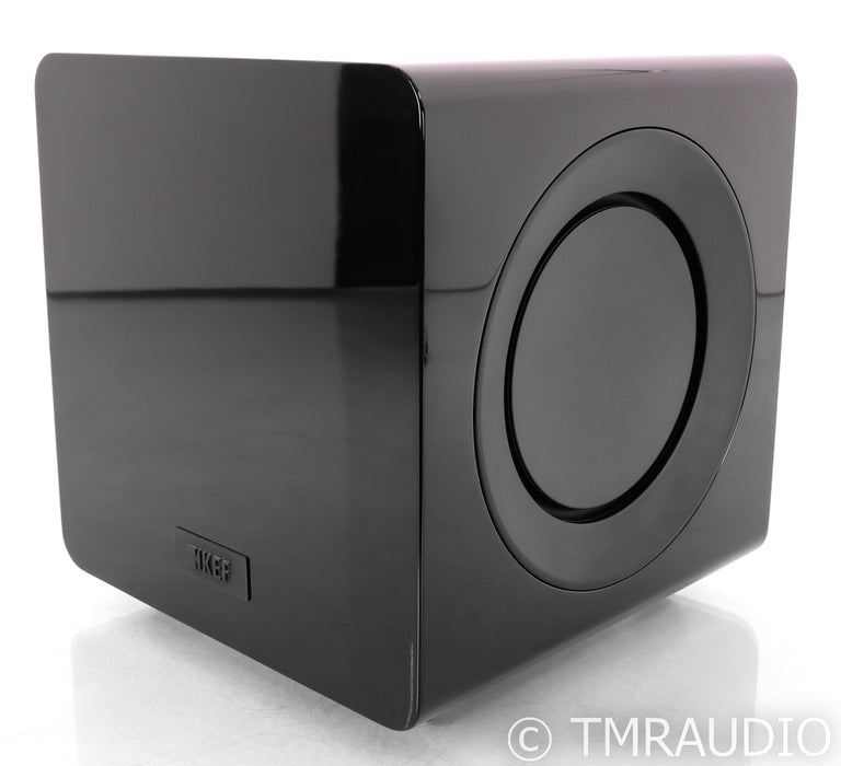 KEF KF92 Dual 9" Powered Subwoofer; Gloss Black; KF-92