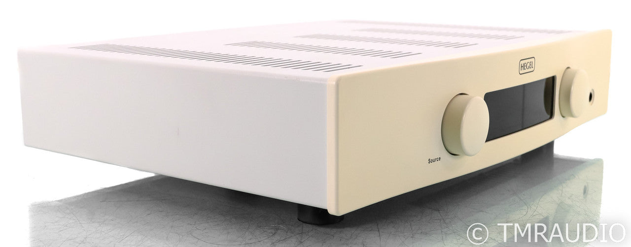 Hegel Rost Stereo Integrated Amplifier; Network Streamer; DAC; White; Remote