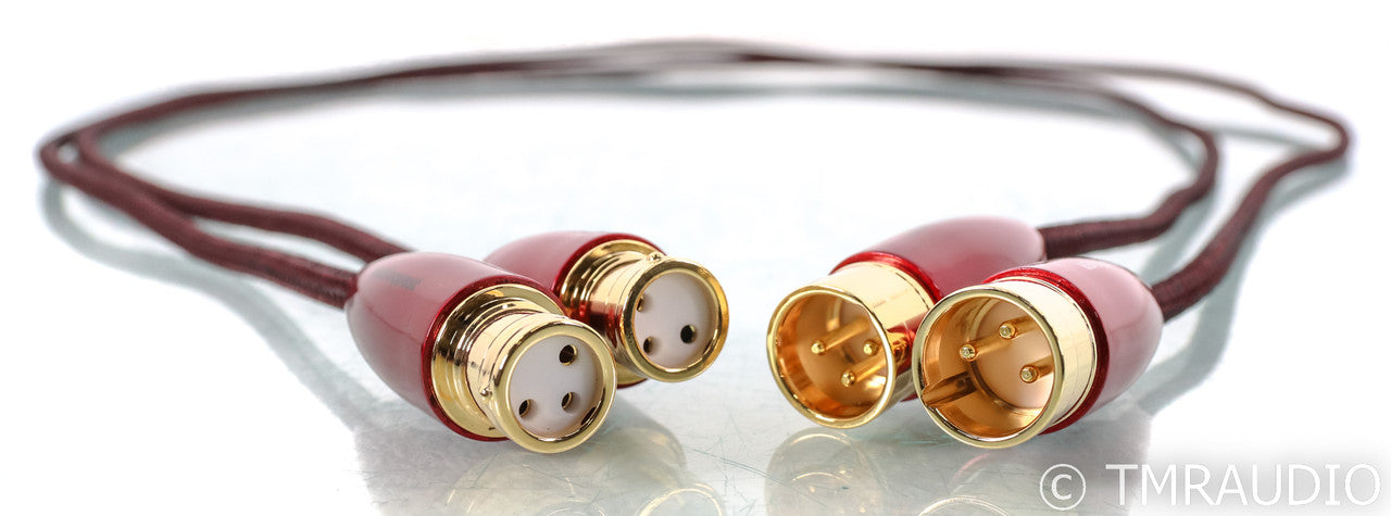 AudioQuest Red River XLR Cables; 1.5m Pair Balanced Interconnects