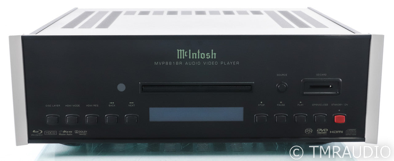 McIntosh MVP881 Universal Disc Player; Remote; CD / SACD / DVD / Blu-ray; 7.1