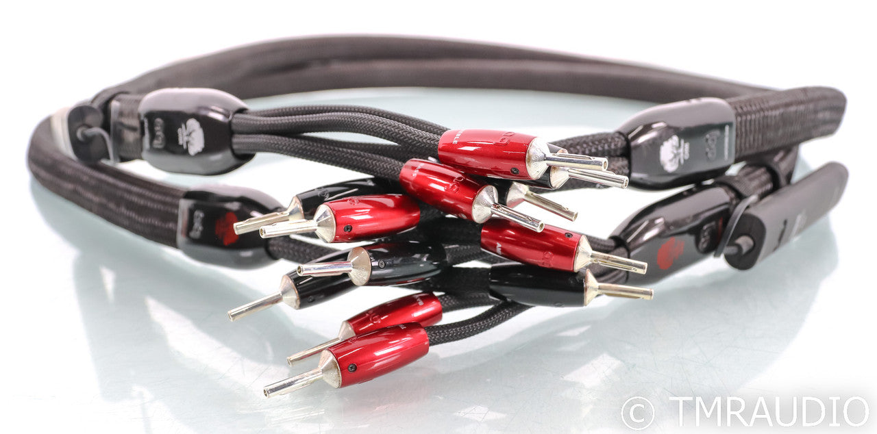 AudioQuest Oak Speaker Cables; 6ft Pair; 72v DBS