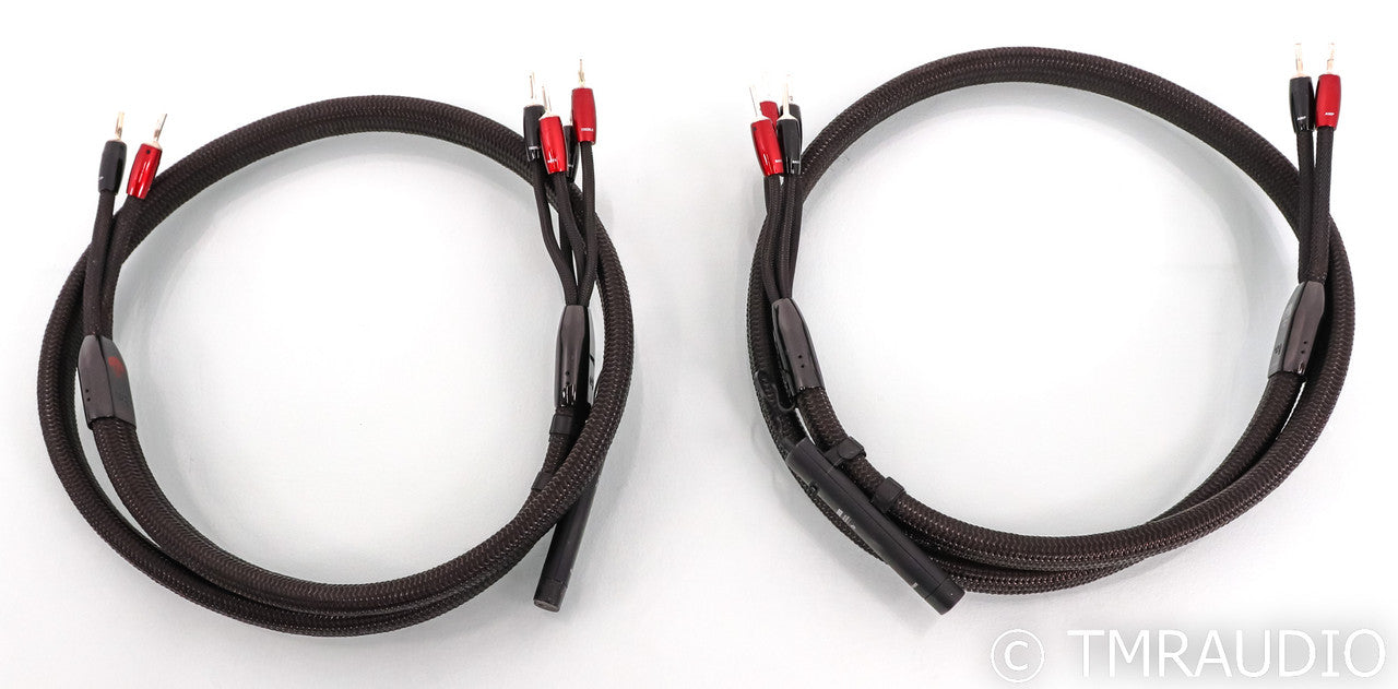AudioQuest Oak Speaker Cables; 6ft Pair; 72v DBS