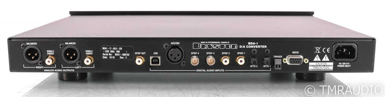 Bryston BDA-1 DAC; BDA1; D/A Converter; USB; 17" (No Remote)