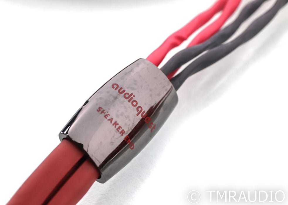 AudioQuest Bedrock Bi-Wire Speaker Cables; 12ft Pair