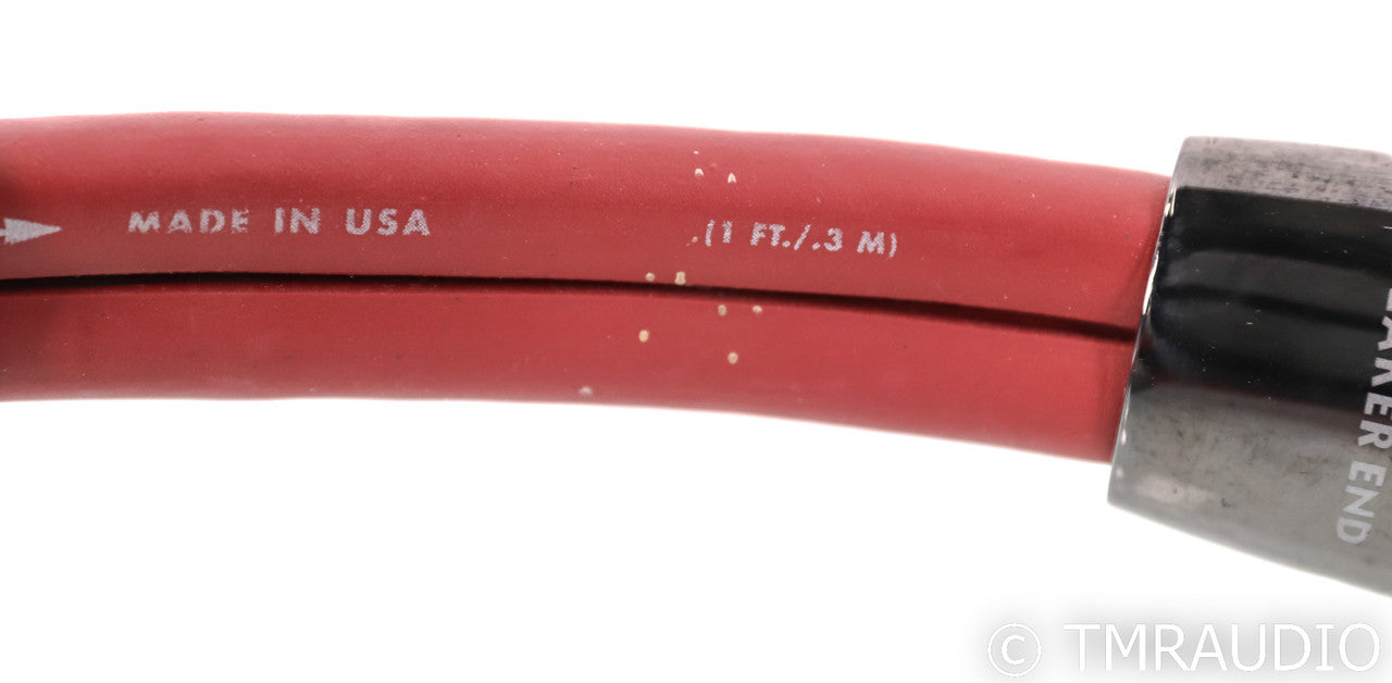 AudioQuest Bedrock Bi-Wire Speaker Cables; 12ft Pair
