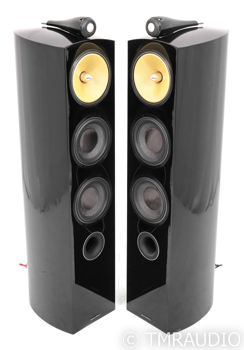 B&W 804 D2 Floorstanding Speakers; Piano Black Pair; Diamond; 804D2