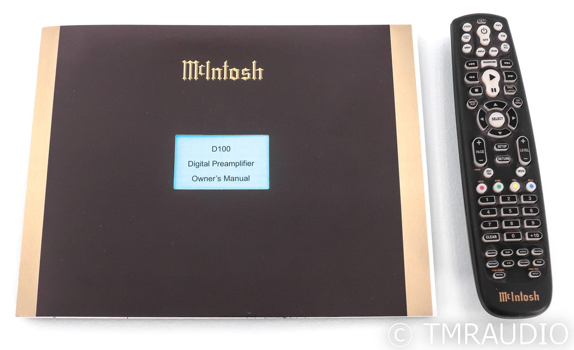 McIntosh D100 DAC; D/A Converter (No Remote)