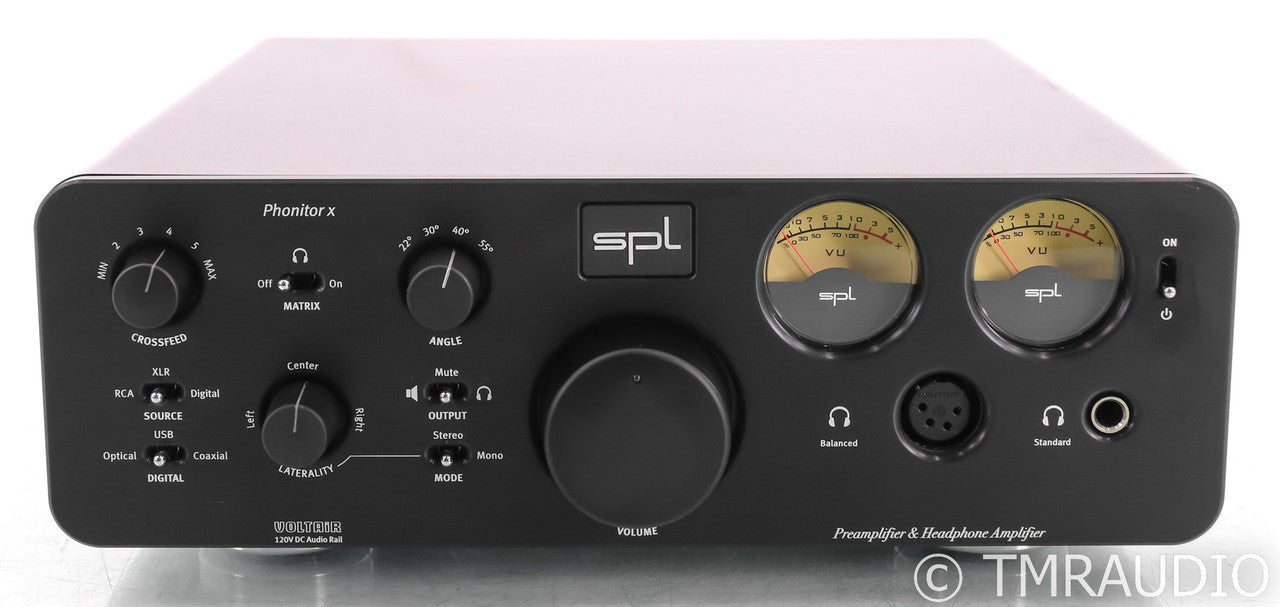 SPL Phonitor x Headphone Amplifier / Preamplifier; Black; DAC (Open Box)