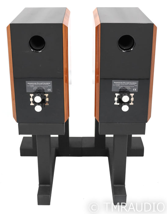Joseph Audio Pulsar 2 Graphene Bookshelf Speakers; Pair w/ Sound Anchor Stands