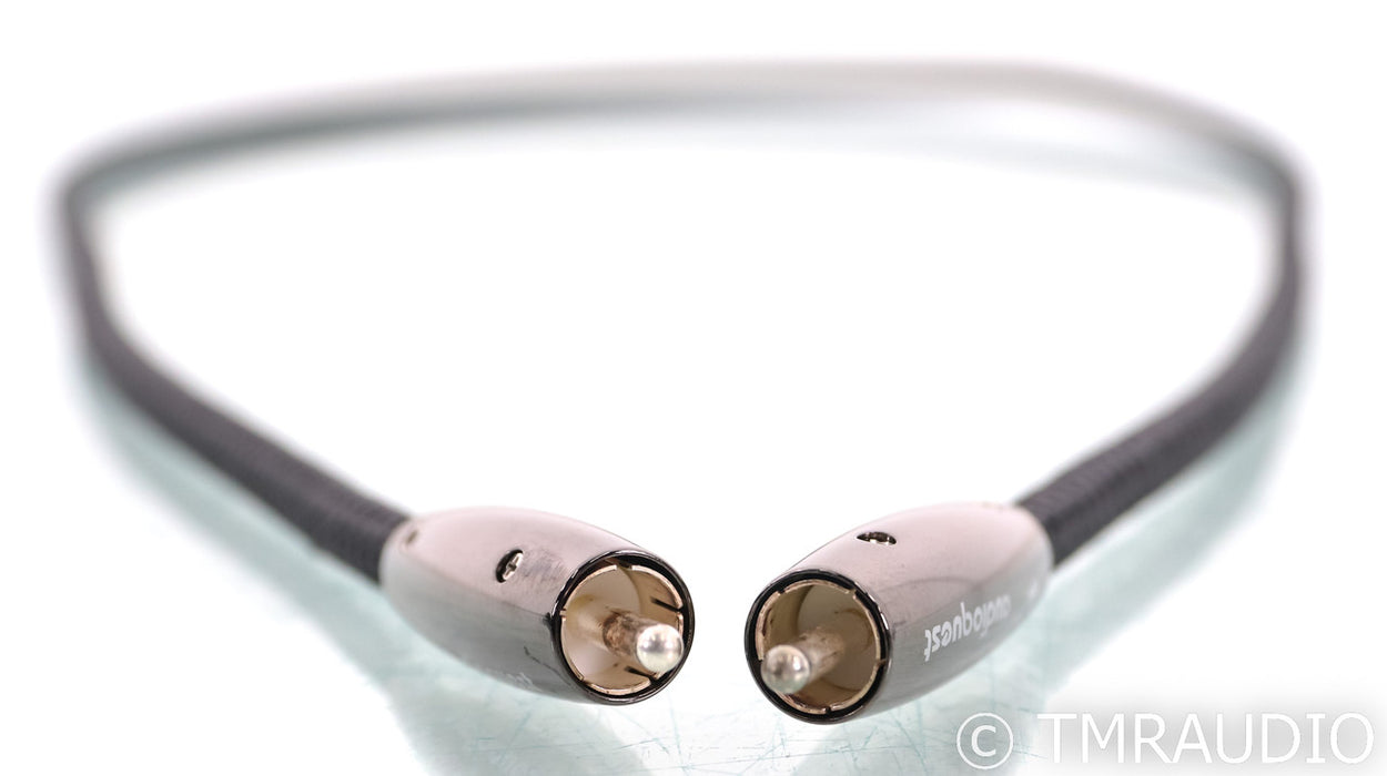 AudioQuest Carbon Coaxial Cable; 1m Digital Interconnect; RCA