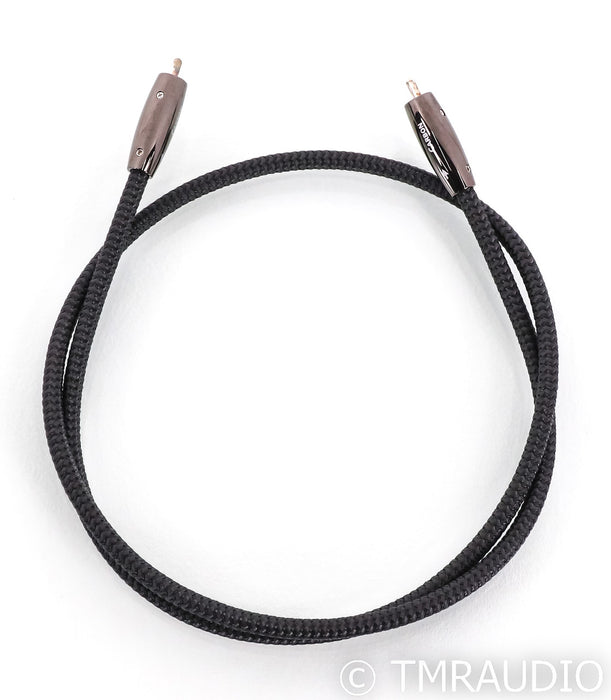 AudioQuest Carbon Coaxial Cable; 1m Digital Interconnect; RCA
