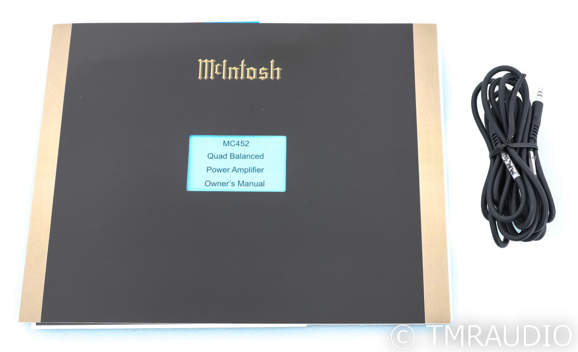 McIntosh MC452 Stereo Power Amplifier; MC 452