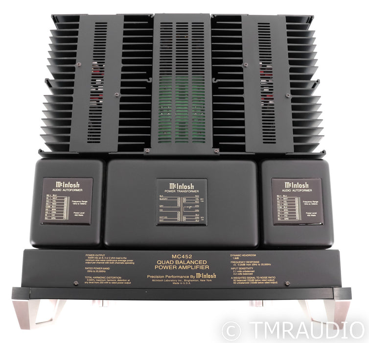 McIntosh MC452 Stereo Power Amplifier; MC 452