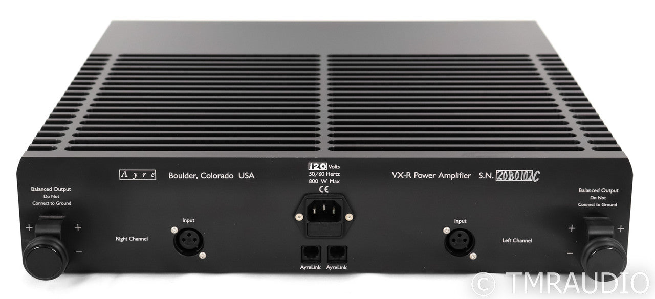 Ayre VX-R Twenty Stereo Power Amplifier; VXR; Black