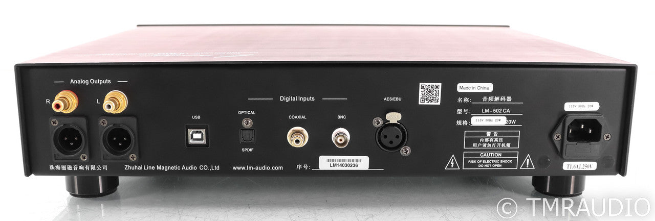 Line Magnetic LM-502CA Tube DAC; D/A Converter; Black