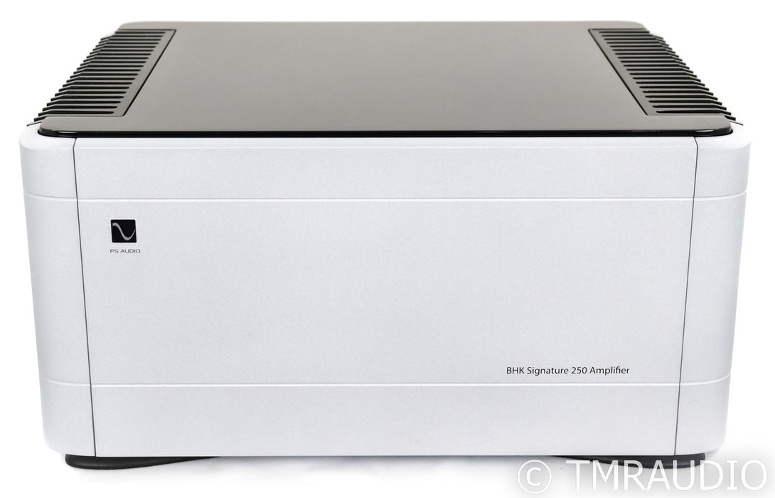 PS Audio BHK 250 Stereo Tube Hybrid Power Amplifier; Signature; Silver (Used)