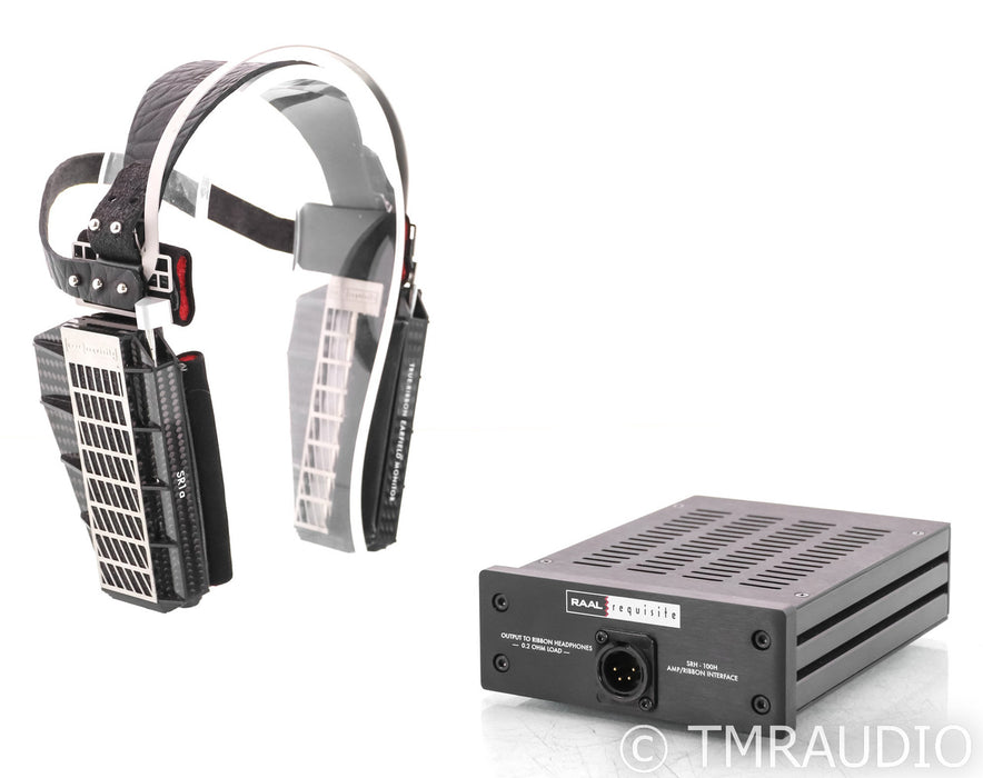 RAAL Requisite SR1a Ribbon Headphones; SRH-100H Amplifier Interface