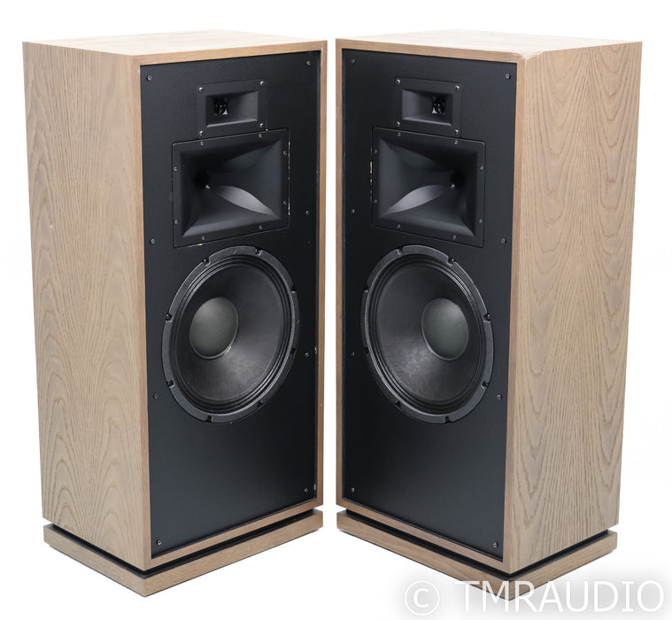 Klipsch Forte III Floorstanding Speakers; Distressed Oak Pair
