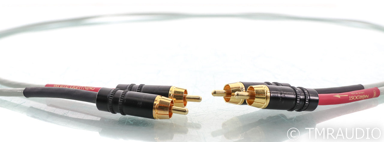 Nordost Leif White Lightning RCA Cables; 2m Pair Interconnects