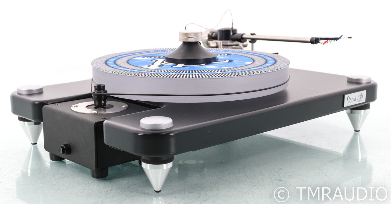 VPI Scout Belt Drive Turntable; JMW Memorial Tonearm; Black (No Cartridge)