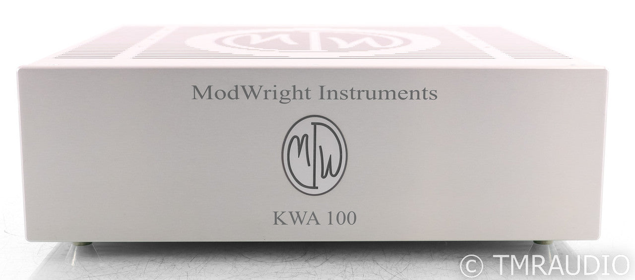 ModWright KWA 100 Stereo Power Amplifier; KWA100; Silver