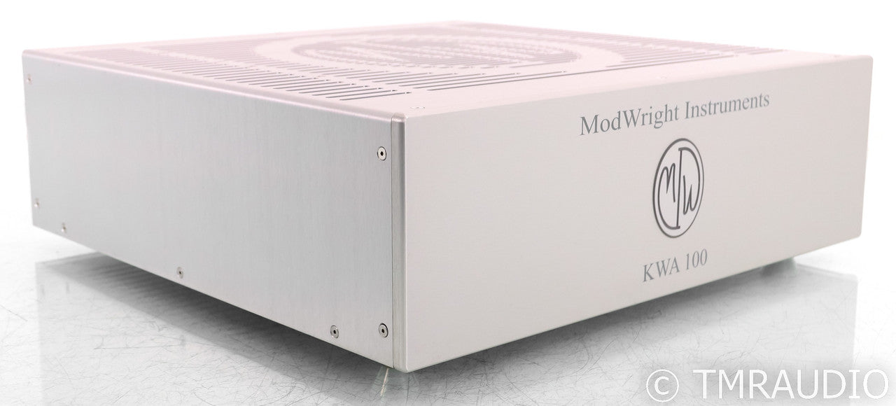 ModWright KWA 100 Stereo Power Amplifier; KWA100; Silver