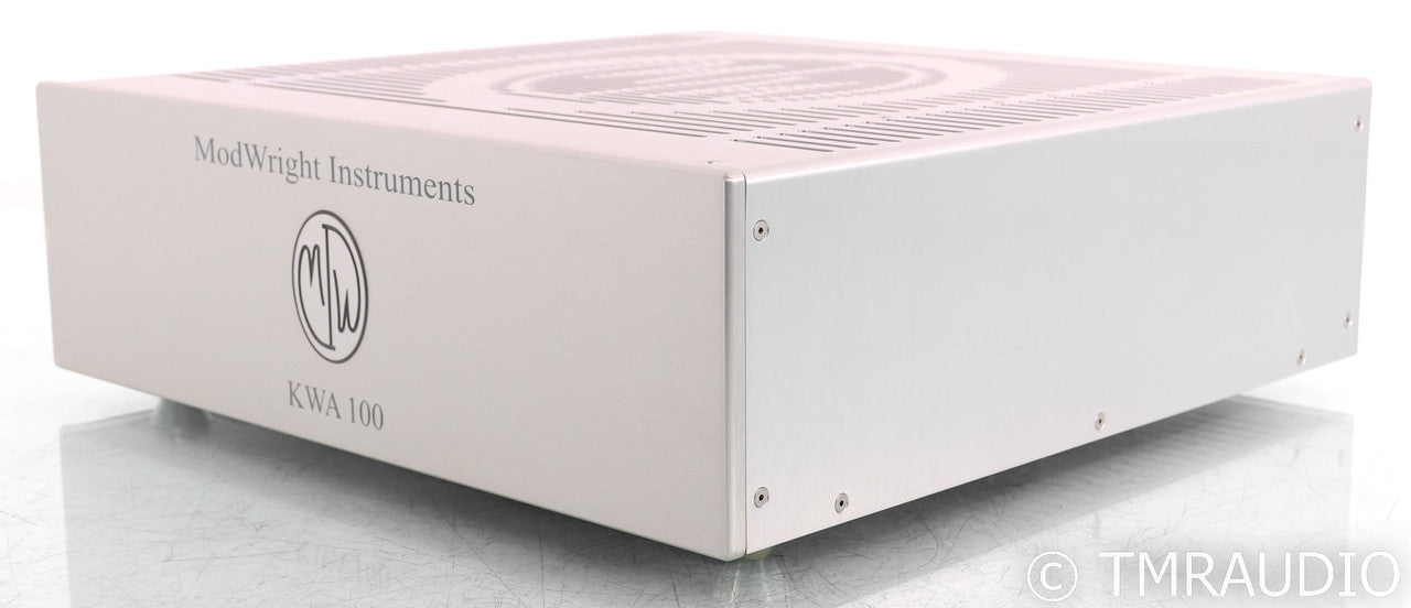 ModWright KWA 100 Stereo Power Amplifier; KWA100; Silver