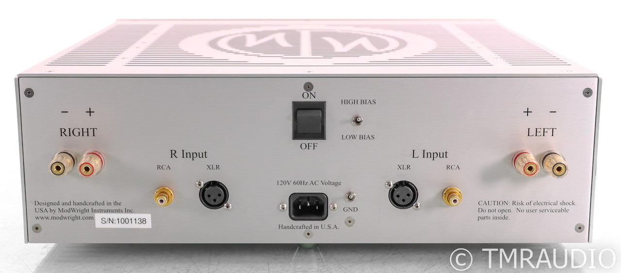 ModWright KWA 100 Stereo Power Amplifier; KWA100; Silver