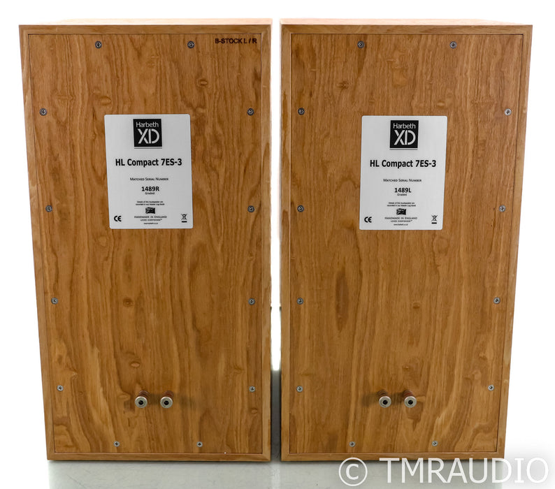 Harbeth HL Compact 7ES-3 XD Bookshelf Speakers; 7ES3; Tamo Ash Pair (B-Stock)