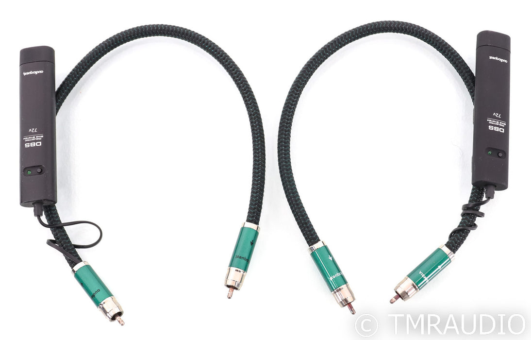 AudioQuest Columbia RCA Cables; 0.5m Pair Interconnects; 72v DBS