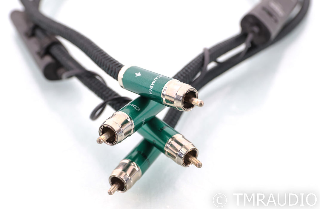 AudioQuest Columbia RCA Cables; 1m Pair Interconnects; 72v DBS