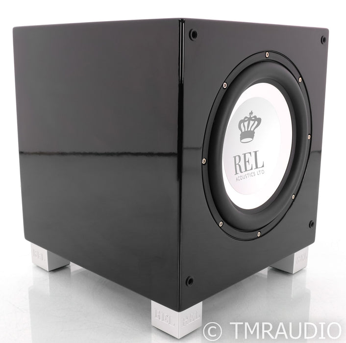 REL T/9i 10" Powered Subwoofer; Piano Black; T9i