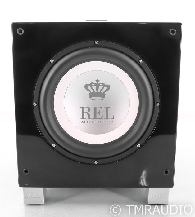 REL T/9i 10" Powered Subwoofer; Piano Black; T9i