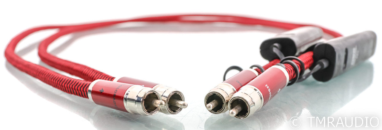 AudioQuest Colorado RCA Cables; 1.5m Pair Interconnects; 72v DBS