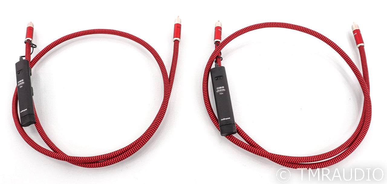 AudioQuest Colorado RCA Cables; 1.5m Pair Interconnects; 72v DBS