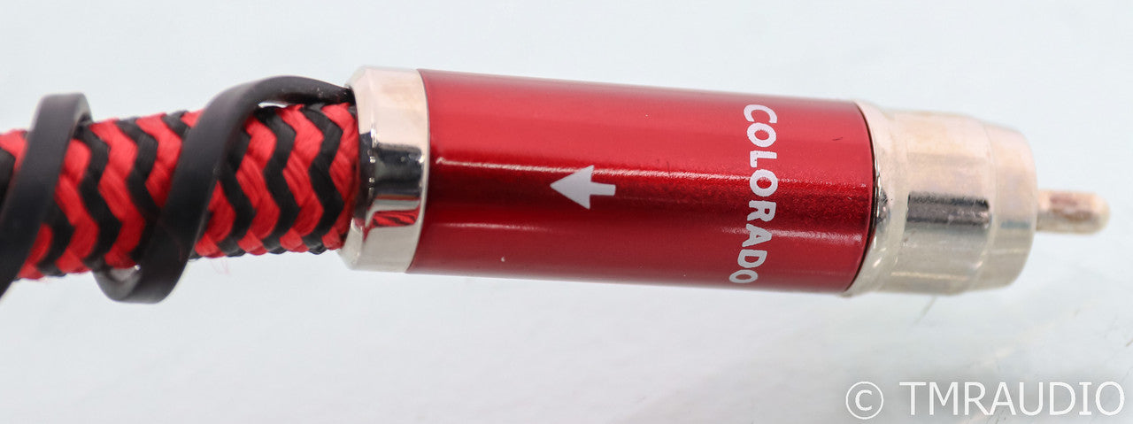 AudioQuest Colorado RCA Cables; 1.5m Pair Interconnects; 72v DBS