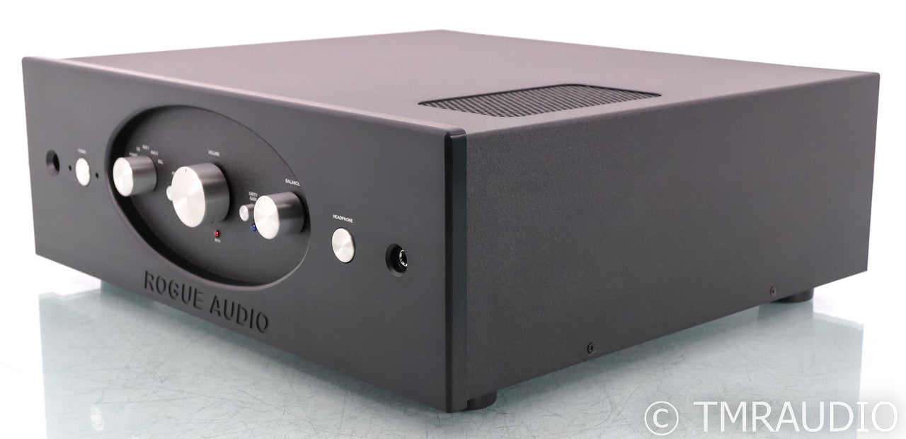 Rogue Audio Pharaoh Tube Hybrid Integrated Amplifier; Remote; Black; MM Phono