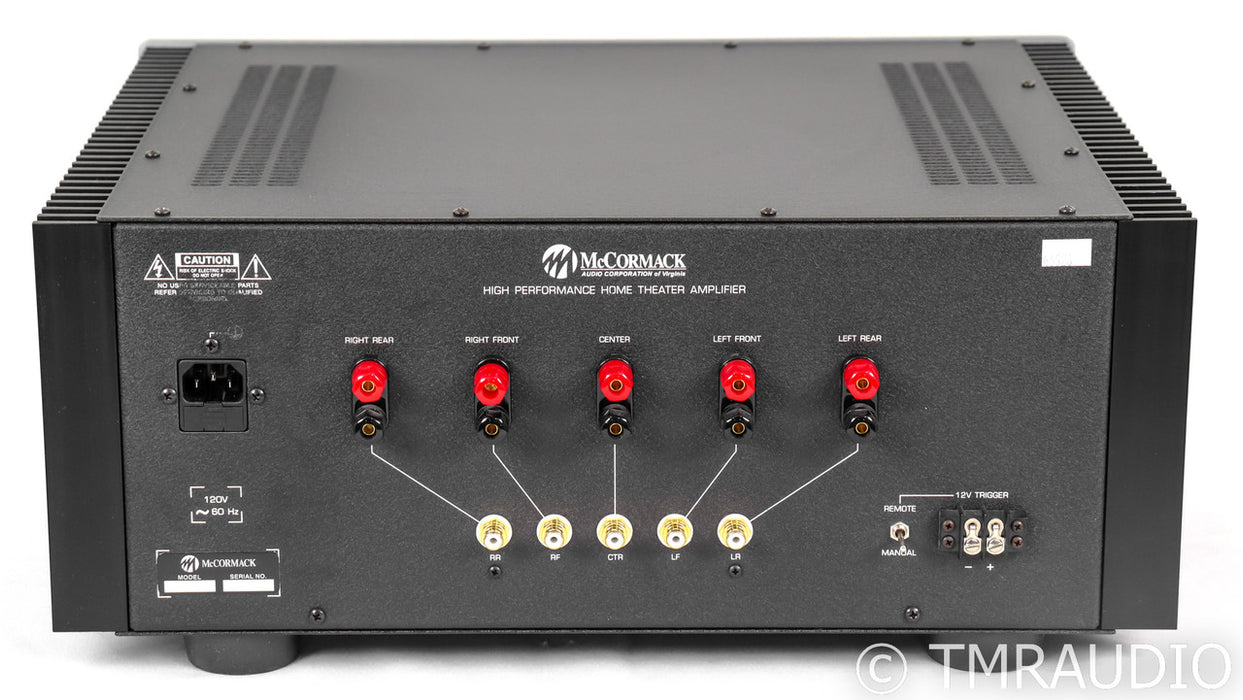 McCormack DNA-HT5 5 Channel Power Amplifier; DNAHT-5; Silver