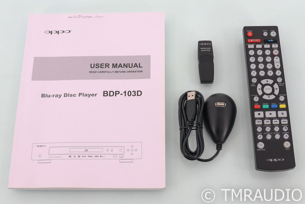 Oppo BDP-103D Universal Blu-Ray Player; BDP103D; Remote