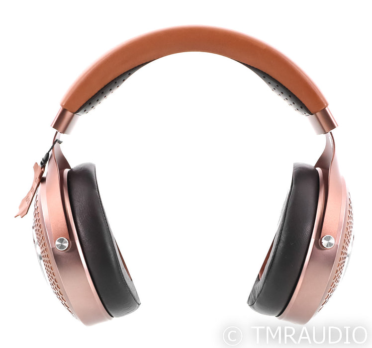 Focal Stellia Closed Back Headphones; Chocolate Leather