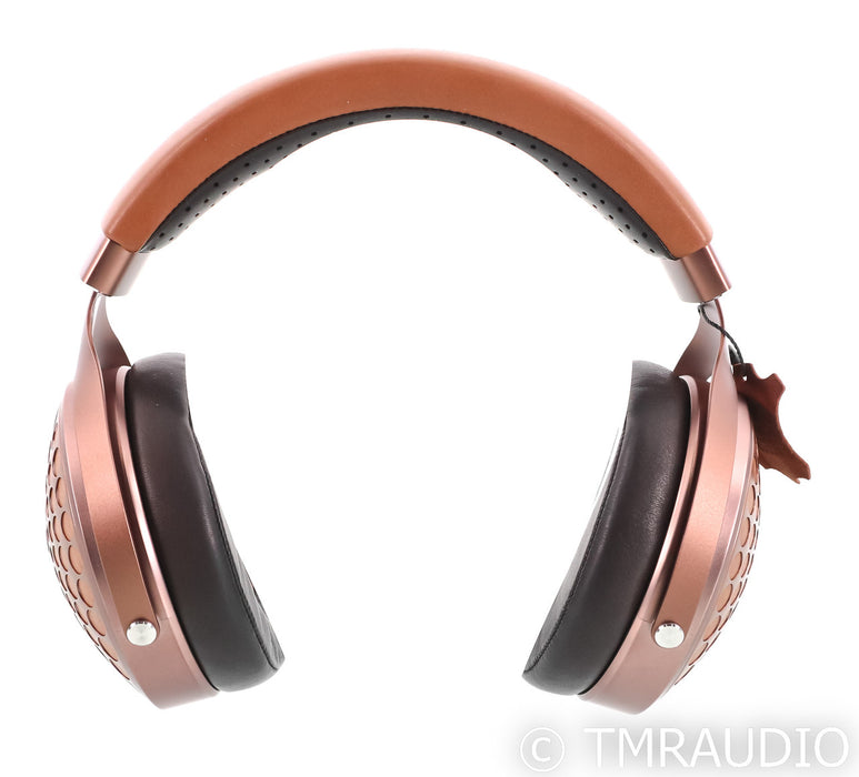 Focal Stellia Closed Back Headphones; Chocolate Leather